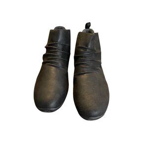 Anodyne Womens Black Diabetic Friendly Ankle Boots Size 8 NWT